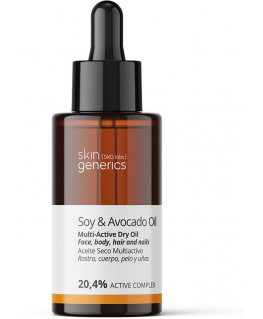 Skin Generics Soy y Avocado Oil Multiactive Aceite Seco 20,4, 50 ml