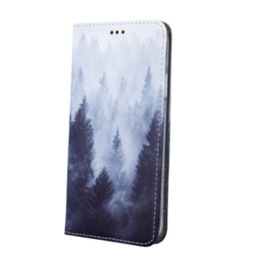 Fusion Mountain Forest book case For Samsung Galaxy A42 5G (desi – 2