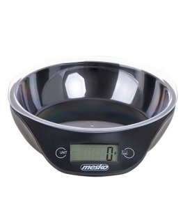 Mesko Home MS 3164 kitchen scale Black Countertop Round Electronic kitchen scale