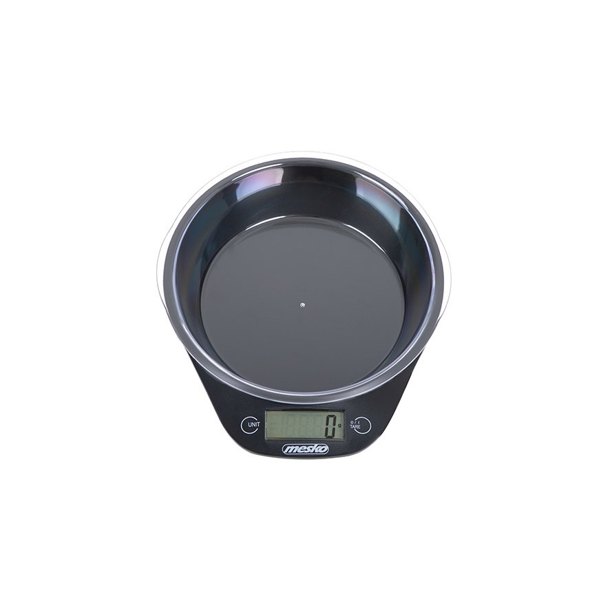 Mesko Home MS 3164 kitchen scale Black Countertop Round Electronic kitchen scale – 4