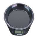 Mesko Home MS 3164 virtuves svari Melns Novietojams uz galda Apaļš Elektroniskie virtuves svari Mesko Home MS 3164 virtuves svari Melns Novietojams uz galda Apaļš Elektroniskie virtuves svari