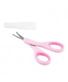 Chico Chicco Tijera De Seguridad Corta Uñas Para Recién Nacido Color Rosa