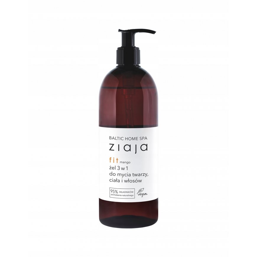 Ziaja Baltic Home Spa Fit Shower Gel & Shampoo 3 in 1 500ml