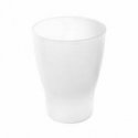 Glass Ø7,8x10,5cm Trippy white Glass Ø7,8x10,5cm Trippy white