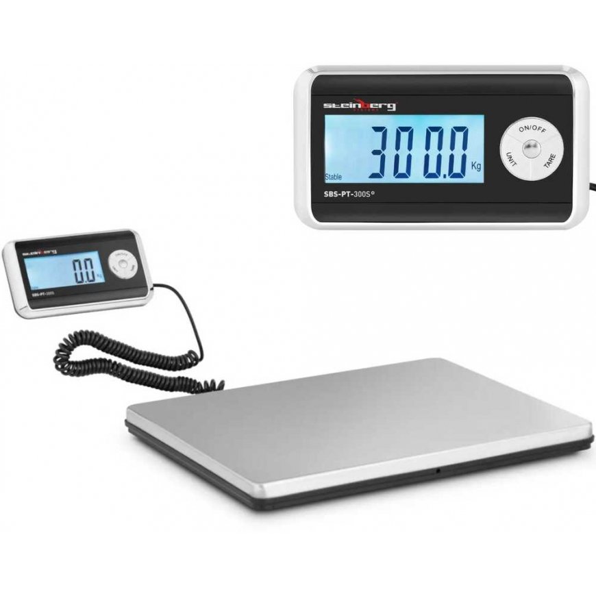 Virtuvinės svarstyklės Steinberg Systems Svarstyklės paczkowa pocztowa LCD 31 x 38.5 cm 300 kg / 100 g