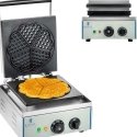 Royal Catering Teflon coated waffle iron for round waffles, heart rosette, diameter. 21 cm Royal Catering Teflon coated waffle iron for round waffles, heart rosette, diameter. 21 cm