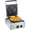 Royal Catering Teflonu dengta vaflinė apvaliems vafliams, širdelės rozetė, skersmuo. 21 cm Royal Catering Teflonu dengta vaflinė apvaliems vafliams, širdelės rozetė, skersmuo. 21 cm