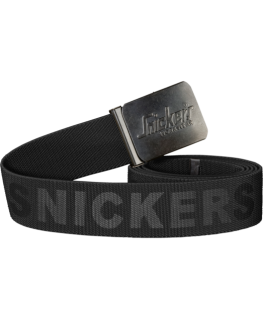 9025 Ergonomisk bælte, sort med Snickers Workwear logo, One-size