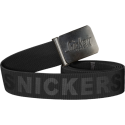 9025 Ergonomisk bælte, sort med Snickers Workwear logo, One-size