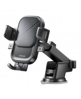 Joyroom JR-OK6 car phone holder on the dashboard - black