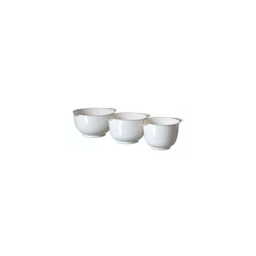 Mixing bowl set 3pcs white