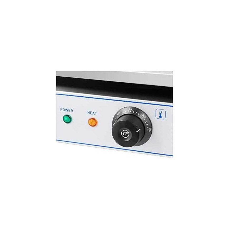 Royal Catering Grill electric plate grill smooth 550 x 400 mm 3000 W – 4