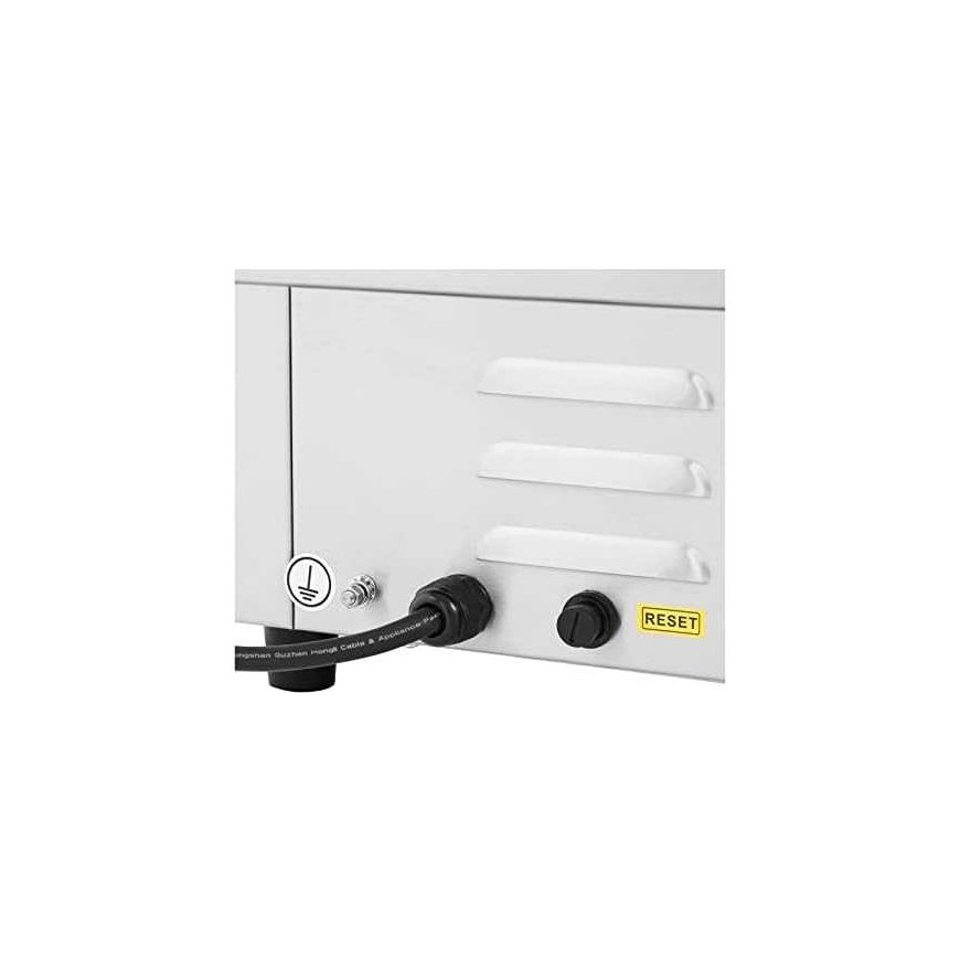 Royal Catering Grilis elektrinis płyta grilio gładka 550 x 400 mm 3000 W – 5