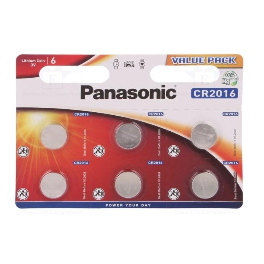 Batteries Panasonic CR-2016EL/6BP 1pc – 2