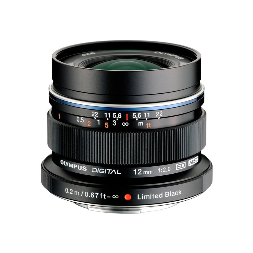 Olympus M.ZUIKO DIGITAL ED 12mm F2.0 Melns