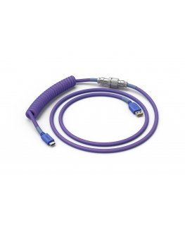 Glorious PC Gaming Race Coiled Violet 1.37 m USB Type-A, USB Type-C