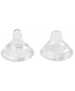 BEABA REPLACEMENT TEASES (2 PCS.) FOR TRAINING BOTTLE-DRIPPING BOTTLE 2IN1, 210 ML
