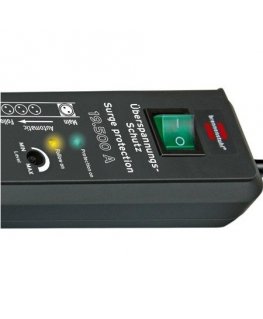 Brennenstuhl 1159490966 power extension 3 m 6 AC outlet(s) Indoor Anthracite