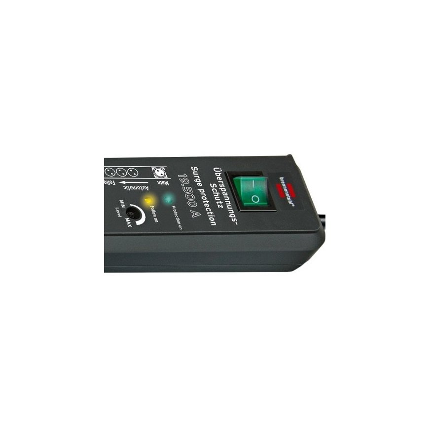 Brennenstuhl 1159490966 power extension 3 m 6 AC outlet(s) Indoor Anthracite