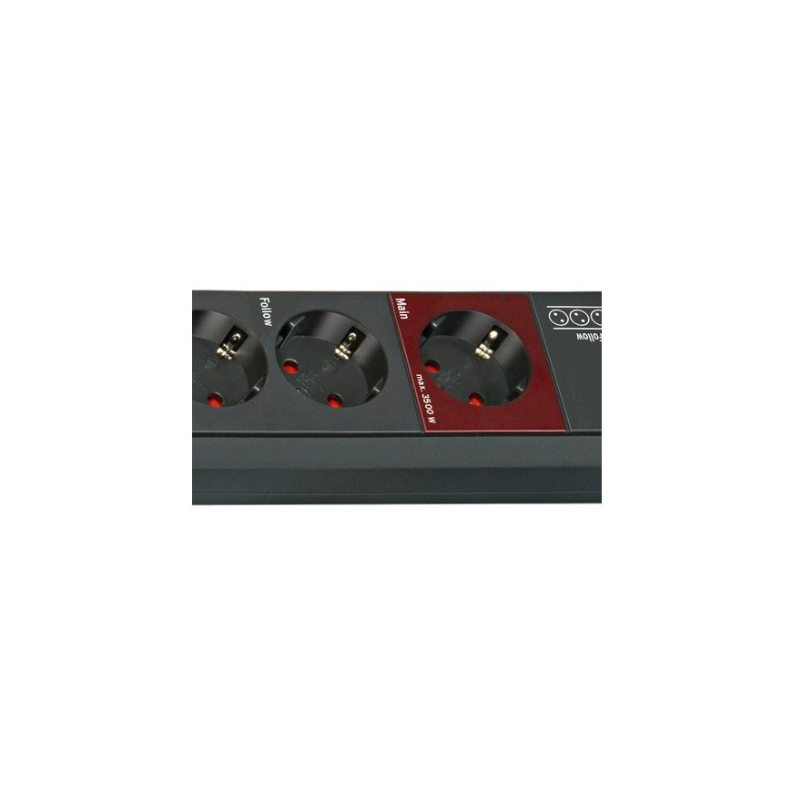 Brennenstuhl 1159490966 удлинитель 3 m 6 розетка(и) Для помещений Антрацит – 5
