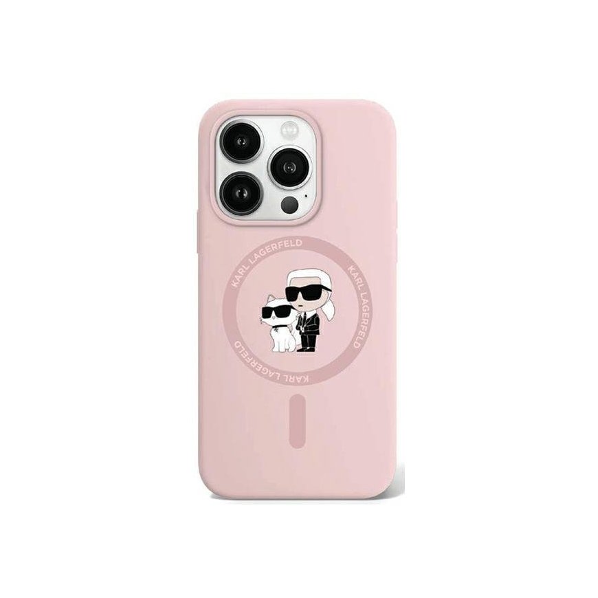 Karl Lagerfeld KLHMP15XSCMKCRHP iPhone 15 Pro Max 6.7" różowy|pi
