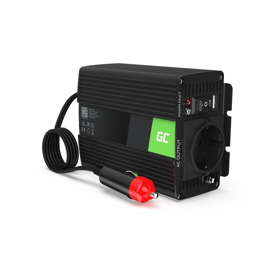 Green Cell INV29 power adapter/inverter Indoor/outdoor 150 W Black