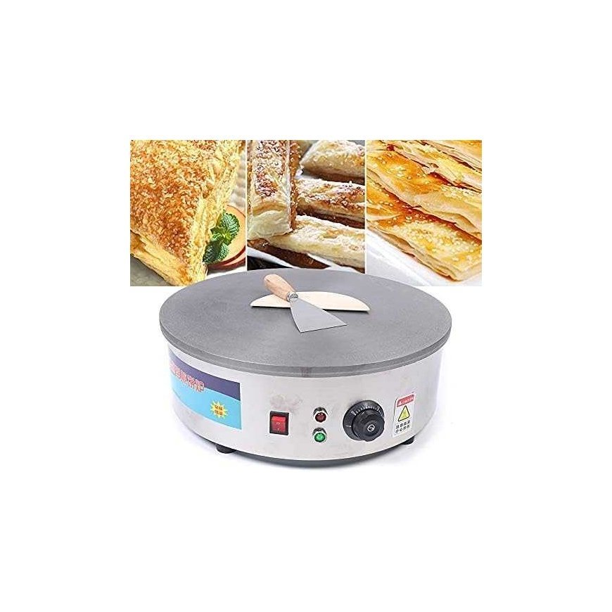 Vaflinė Apvali elektrinė blynų kepimo mašina, skersmuo. 40 cm 3000 W – Hendi 212028 – 5