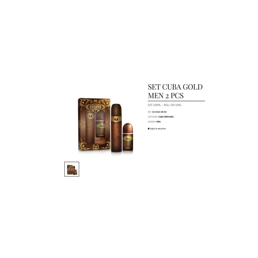 Cuba Gold EDT 100 ml +