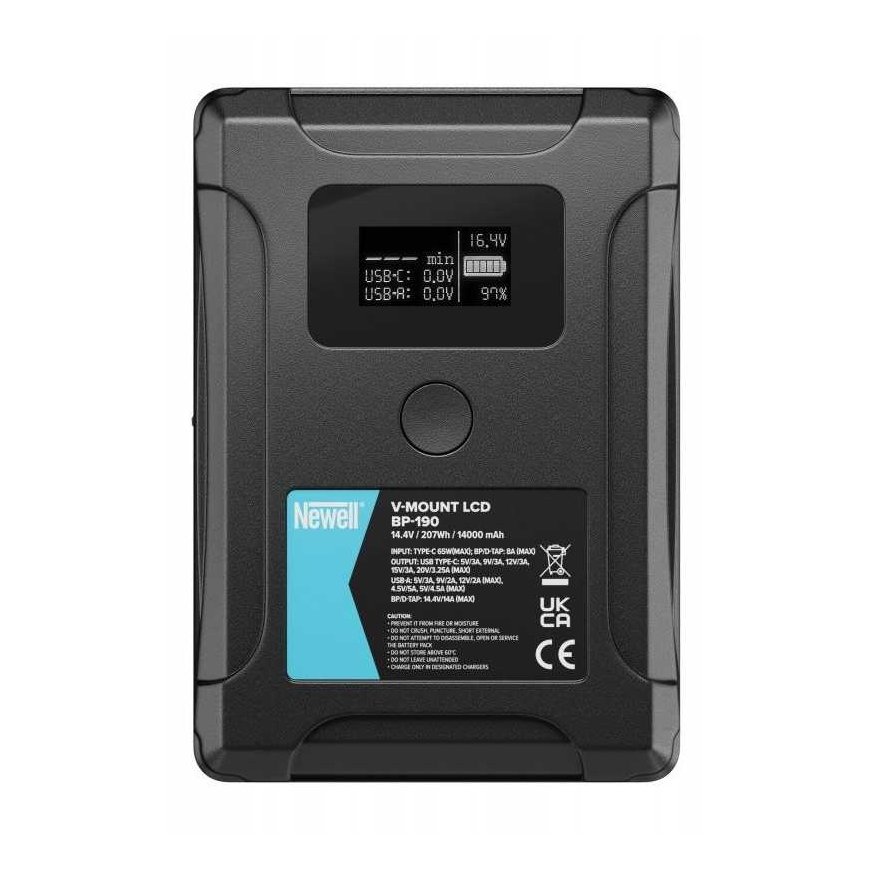 Newell BP-190 LCD V-Mount Battery Pack – 3