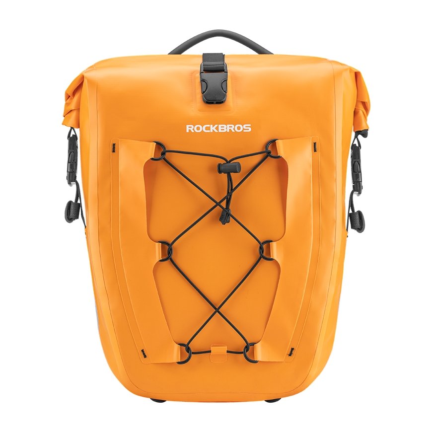 Rockbros 30140022003 waterproof bicycle bag for trunk - orange – 2