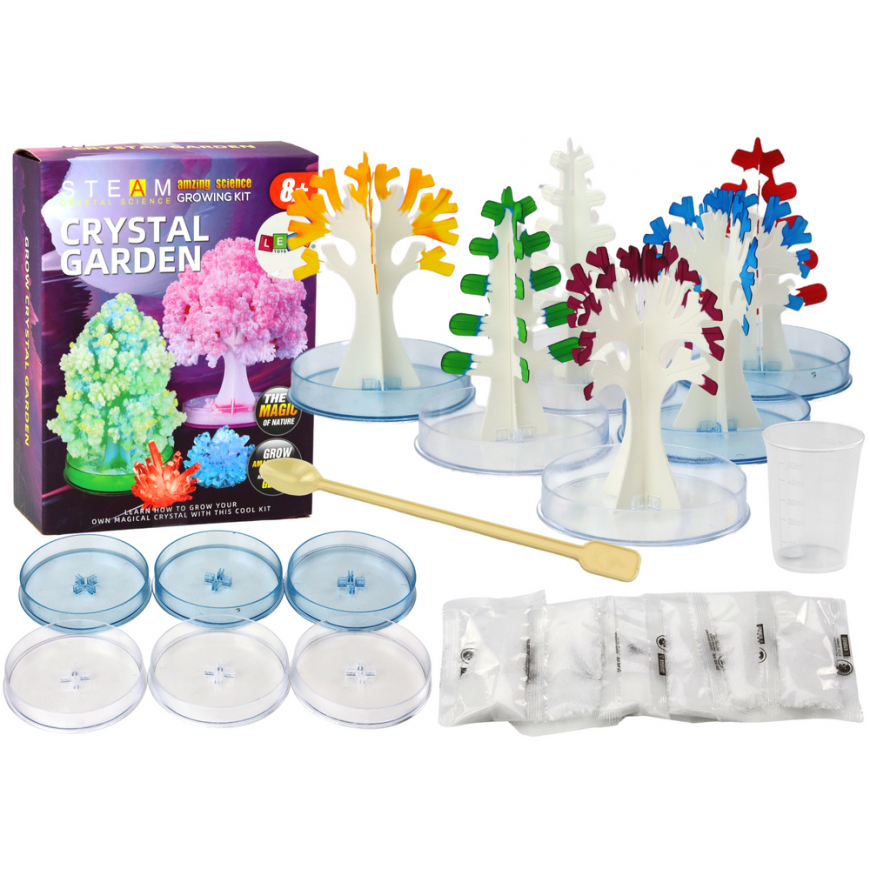 Lean Toys Creative Educational Kit for Growing Crystal Trees