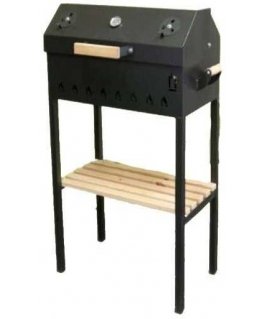 Abas_Smokeho ABAS BBQ GRILL MEDIUM WITH MOUNTED COVER
