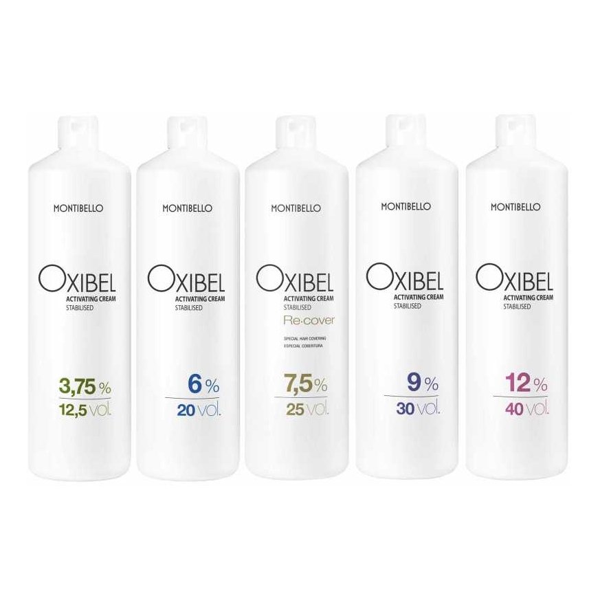 CREAM Montibello OXIBEL Creamy - woda do farb Cromatone, 1000ml - 7 VOL - 2%