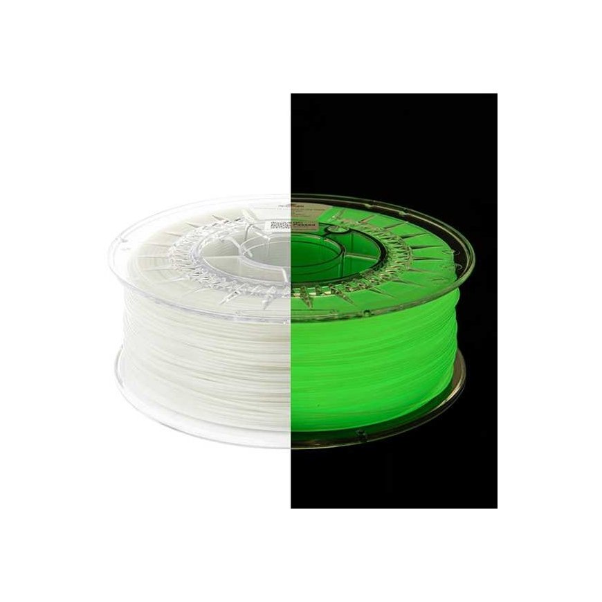 Spectrum Filament PET-G Glow in the Dark 1.75mm Yellow-Green 0.5g – 2