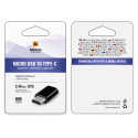 Mocco Universal Adapter Micro USB to USB Type-C Connection White (EU Blister)