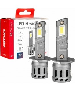 Żarówki samouke led series x5 winger h1 6000k canbus amio-03943