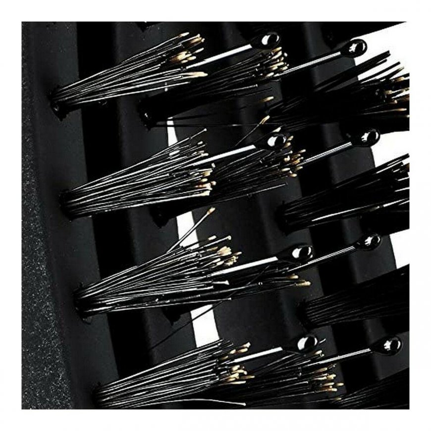 Folding hair brush Olivia Garden Folding On The Go Smooth & Style, combined bristles, with mirror – 5