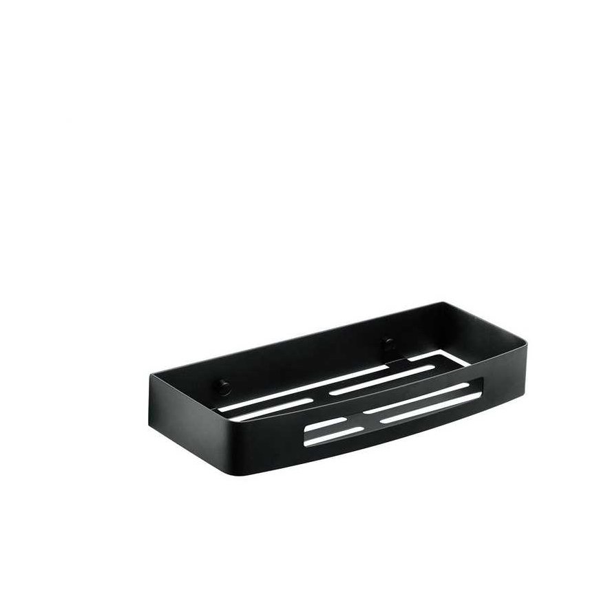 Shower shelf GEDY NERVA 241714, 300×45×128 mm, black