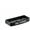 Shower shelf GEDY NERVA 241714, 300×45×128 mm, black Shower shelf GEDY NERVA 241714, 300×45×128 mm, black