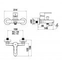 Bathroom faucet JIKA LYRA SMART H3211Z70044001