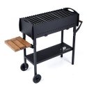 Dm_Grill Bbq Expert Barbecue 73x30x85 cm, with shelf and wheels, metal thickness 3mm Dm_Grill Bbq Expert Barbecue 73x30x85 cm, with shelf and wheels, metal thickness 3mm
