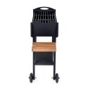Dm_Grill Bbq Expert Barbecue 73x30x85 cm, with shelf and wheels, metal thickness 3mm Dm_Grill Bbq Expert Barbecue 73x30x85 cm, with shelf and wheels, metal thickness 3mm