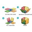 WOOPIE Magnetyczne Klocki Konstrukcyjne Montessori 3D WOOPIE Magnetyczne Klocki Konstrukcyjne Montessori 3D