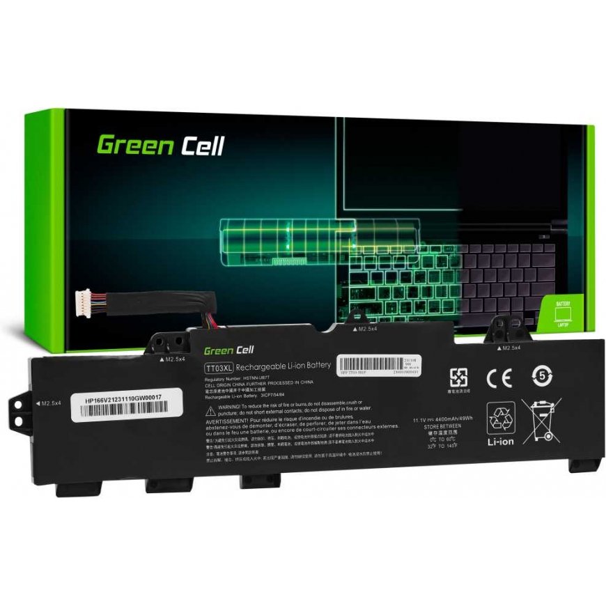 HP Poly Battery Green Cell TT03XL