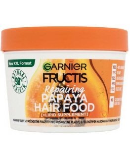 Garnier Fructis Hair Food Papaya Repairing Kaukė Plaukų kaukė moterims, 400 ml