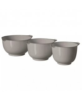Mixing bowl set 3pcs 1,5+2+2,5L light grey