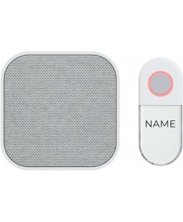Orno TELA AC, wireless network doorbell, learning system, 38 sounds, 150m, white