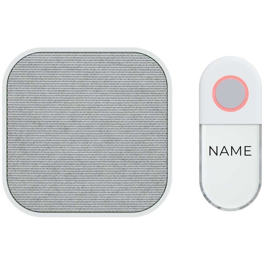 Orno TELA AC, wireless network doorbell, learning system, 38 sounds, 150m, white