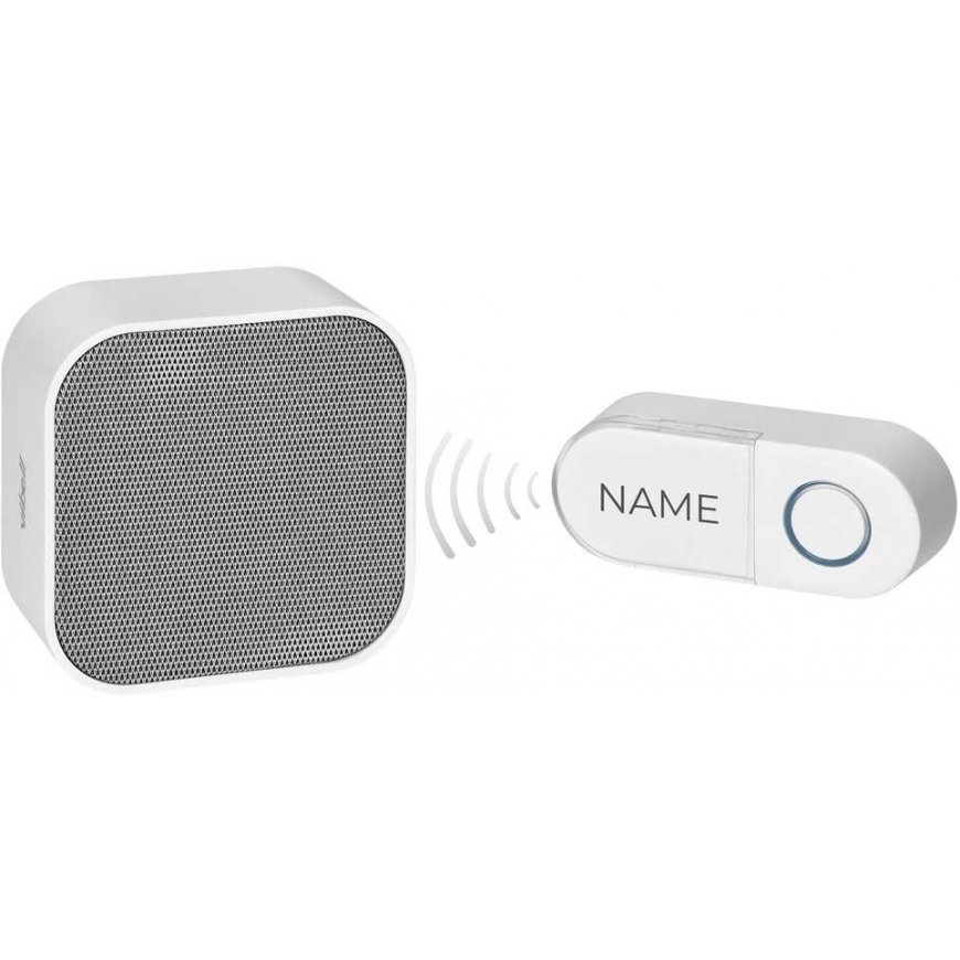 Orno TELA AC, wireless network doorbell, learning system, 38 sounds, 150m, white – 2