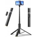 Dėklas Tech-Protect Selfie Stick Tripod L08S, juodas Dėklas Tech-Protect Selfie Stick Tripod L08S, juodas
